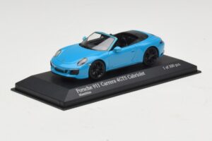 Porsche 911 991.1 Carrera 4 GTS Kabriolet Modrý Minichamps 1:43 410067332 Kov – obrázek 2 z 5
