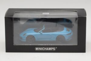 Porsche 911 991.1 Carrera 4 GTS Kabriolet Modrý Minichamps 1:43 410067332 Kov – obrázek 5 z 5