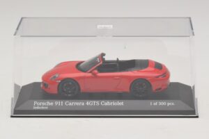 Porsche 911 991.1 Carrera 4 GTS Kabriolet Červený Minichamps 1:43 410067330 Kov – obrázek 4 z 5