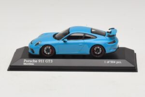 Porsche 911 991.1 GT3 Modrý Minichamps 1:43 Porsche 911 991.1 GT3 Modrý Minichamps 1:43 410066022 Kov