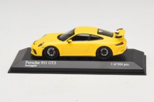 Porsche 911 991.1 GT3 Žlutý Minichamps 1:43 410066020 Kov