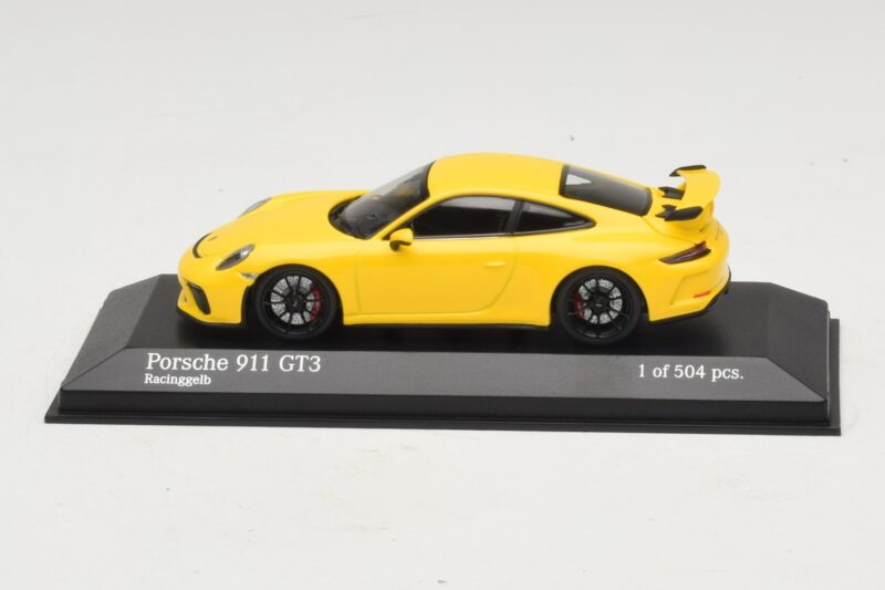 Porsche 911 991.1 GT3 Žlutý Minichamps 1:43 410066020 Kov
