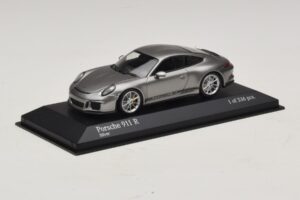 Porsche 911 991.1 R Stříbrný Minichamps 1:43 410066224 Kov – obrázek 2 z 5