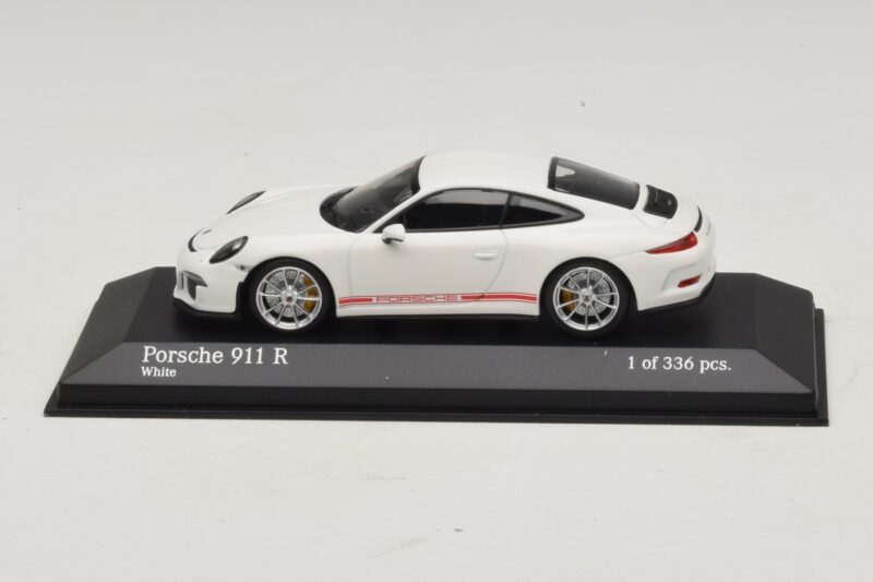 Porsche 911 991.1 R Bílý Minichamps 1:43 410066221 Kov