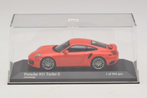 Porsche 911 991.1 Turbo S Oranžový Minichamps 1:43 410067171 Kov – obrázek 4 z 5