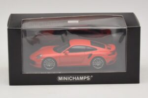 Porsche 911 991.1 Turbo S Oranžový Minichamps 1:43 410067171 Kov – obrázek 5 z 5