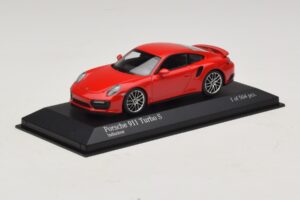 Porsche 911 991.1 Turbo S Červený Minichamps 1:43 410067170 Kov – obrázek 2 z 5