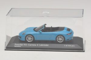Porsche 911 991.2 Carrera 4 Kabriolet Modrý Minichamps 1:43 410067232 Kov – obrázek 4 z 5