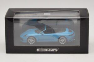 Porsche 911 991.2 Carrera 4 Kabriolet Modrý Minichamps 1:43 410067232 Kov – obrázek 5 z 5