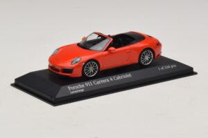 Porsche 911 991.2 Carrera 4 Kabriolet Oranžový Minichamps 1:43 410067231 Kov – obrázek 2 z 5