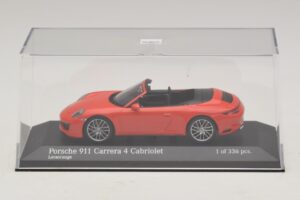 Porsche 911 991.2 Carrera 4 Kabriolet Oranžový Minichamps 1:43 410067231 Kov – obrázek 4 z 5