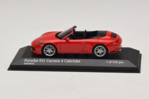 Porsche 911 991.2 Carrera 4 Kabriolet Červený Minichamps 1:43 Porsche 911 991.2 Carrera 4 Kabriolet Červený Minichamps 1:43 410067230 Kov