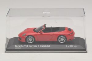 Porsche 911 991.2 Carrera 4 Kabriolet Červený Minichamps 1:43 410067230 Kov – obrázek 4 z 5