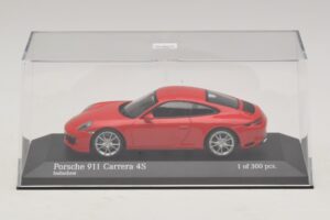 Porsche 911 991.2 Carrera 4S Červený Minichamps 1:43 410067240 Kov – obrázek 4 z 5
