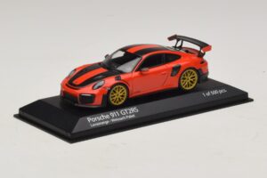 Porsche 911 991.2 GT2 RS Weissach Package Oranžový Minichamps 1:43 410067224 Kov – obrázek 2 z 5