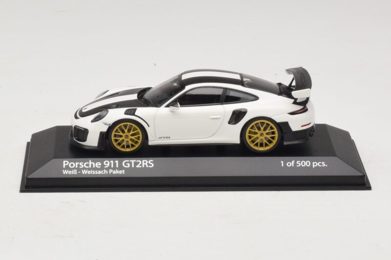 Porsche 911 991.2 GT2 RS Weissach Package Bílý Minichamps 1:43 410067222 Kov