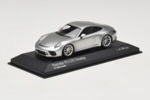 Porsche 911 991.2 GT3 Touring Stříbrný Minichamps 1:43 410067422 Kov – obrázek 2 z 5