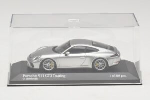 Porsche 911 991.2 GT3 Touring Stříbrný Minichamps 1:43 410067422 Kov – obrázek 4 z 5