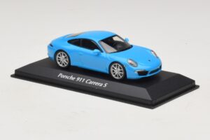 Porsche 911 991 Carrera S Modrý Maxichamps 1:43 940060220 Kov – obrázek 3 z 5