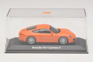 Porsche 911 991 Carrera S Oranžový Maxichamps 1:43 940060221 Kov – obrázek 4 z 5