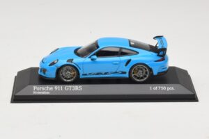 Porsche 911 991 GT3 RS Modrý Minichamps 1:43 Porsche 911 991 GT3 RS Modrý Minichamps 1:43 410063222 Kov