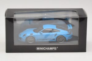 Porsche 911 991 GT3 RS Modrý Minichamps 1:43 410063222 Kov – obrázek 5 z 5