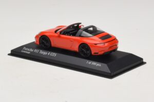 Porsche 911 991 Targa 4 GTS Oranžový Minichamps 1:43 410067341 Kov – obrázek 3 z 5