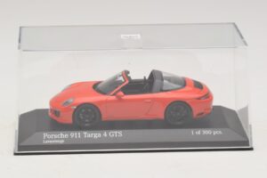 Porsche 911 991 Targa 4 GTS Oranžový Minichamps 1:43 410067341 Kov – obrázek 4 z 5