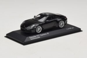 Porsche 911 992 Carrera 4S Černá Metalíza Minichamps 1:43 410069320 Kov – obrázek 2 z 5