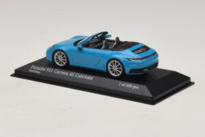 Porsche 911 992 Carrera 4S Kabriolet Modrý Minichamps 1:43 410069332 Kov – obrázek 3 z 5