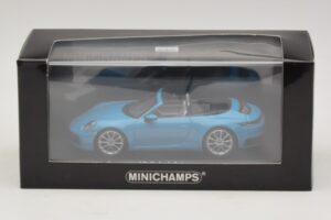 Porsche 911 992 Carrera 4S Kabriolet Modrý Minichamps 1:43 410069332 Kov – obrázek 5 z 5
