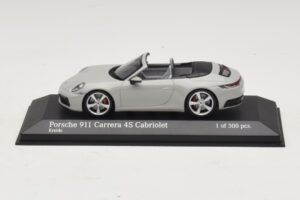Porsche 911 992 Carrera 4S Kabriolet Šedý Minichamps 1:43 Porsche 911 992 Carrera 4S Kabriolet Šedý Minichamps 1:43 410069331 Kov
