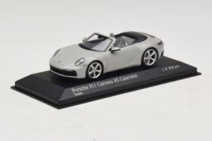 Porsche 911 992 Carrera 4S Kabriolet Šedý Minichamps 1:43 410069331 Kov – obrázek 2 z 5
