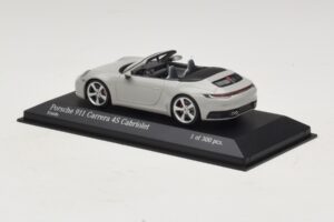 Porsche 911 992 Carrera 4S Kabriolet Šedý Minichamps 1:43 410069331 Kov – obrázek 3 z 5
