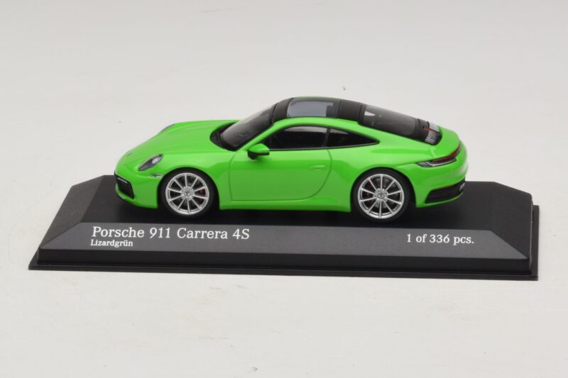 Porsche 911 992 Carrera 4S Zelený Minichamps 1:43 410069322 Kov