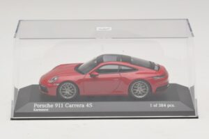 Porsche 911 992 Carrera 4S Červený Minichamps 1:43 410069321 Kov – obrázek 4 z 5