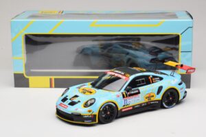 Porsche 911 992 Rally GT #1 C. Cherain / D. Withers Rallye de Wallonie 2025 IXO 1:18 18RMC254 Kov – obrázek 6 z 6
