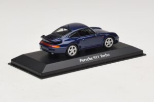 Porsche 911 993 Turbo Blue Metallic Maxichamps 1:43 940069201 Kov – obrázek 2 z 5