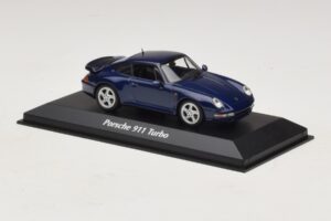 Porsche 911 993 Turbo Blue Metallic Maxichamps 1:43 940069201 Kov – obrázek 3 z 5