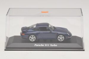 Porsche 911 993 Turbo Blue Metallic Maxichamps 1:43 940069201 Kov – obrázek 5 z 5