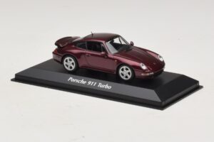 Porsche 911 993 Turbo Červená Metalíza Maxichamps 1:43 940069200 Kov – obrázek 3 z 5