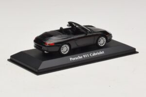 Porsche 911 996 Kabriolet Černá Metalíza Maxichamps 1:43 940061030 Kov – obrázek 2 z 5