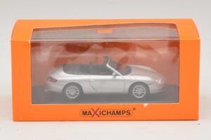 Porsche 911 996 Kabriolet Stříbrný Maxichamps 1:43 940061031 Kov – obrázek 5 z 5