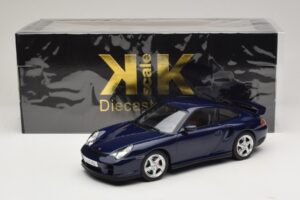 Porsche 911 996 GT2 Tmavě Modrá Metalíza KK-Scale 1:18 KKDC181452 Kov – obrázek 6 z 6