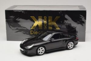 Porsche 911 996 Turbo Černá Metalíza KK-Scale 1:18 KKDC181472 Kov – obrázek 6 z 6