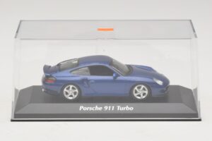 Porsche 911 996 Turbo Blue Metallic Maxichamps 1:43 940069301 Kov – obrázek 4 z 5