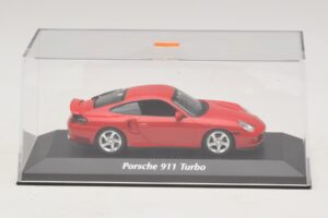 Porsche 911 996 Turbo Červený Maxichamps 1:43 940069300 Kov – obrázek 4 z 5