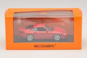 Porsche 911 996 Turbo Červený Maxichamps 1:43 940069300 Kov – obrázek 5 z 5