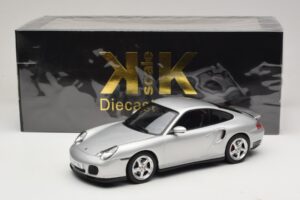 Porsche 911 996 Turbo Stříbrný KK-Scale 1:18 KKDC181471 Kov – obrázek 6 z 6