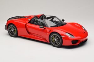 Porsche 918 Spyder Weissach Package Guards Red AUTOart 1:12 12122 Kov – obrázek 6 z 8